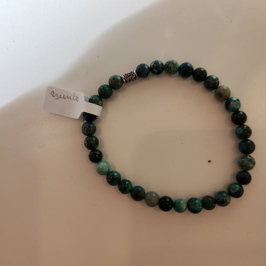 Bracelet azurite 17-18 cm